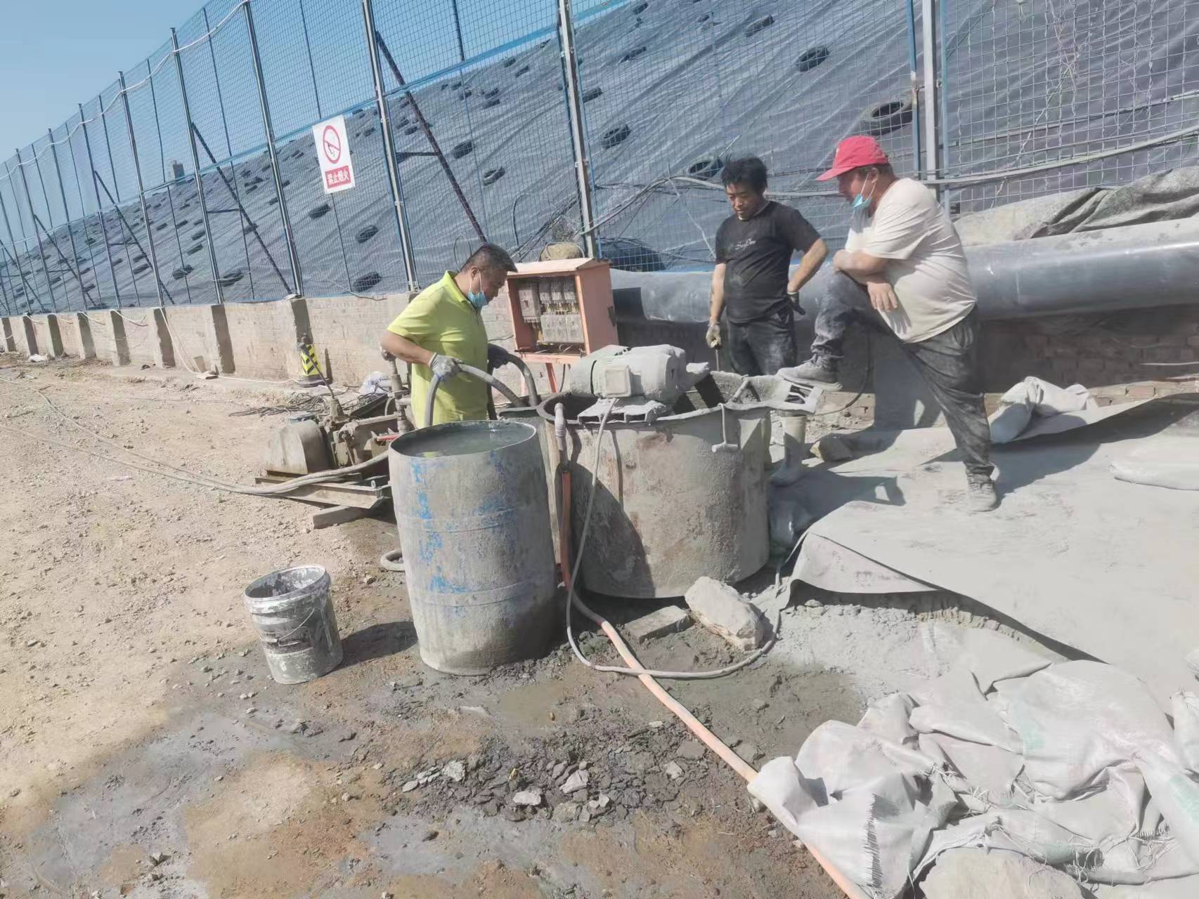 召陵袖阀管注浆